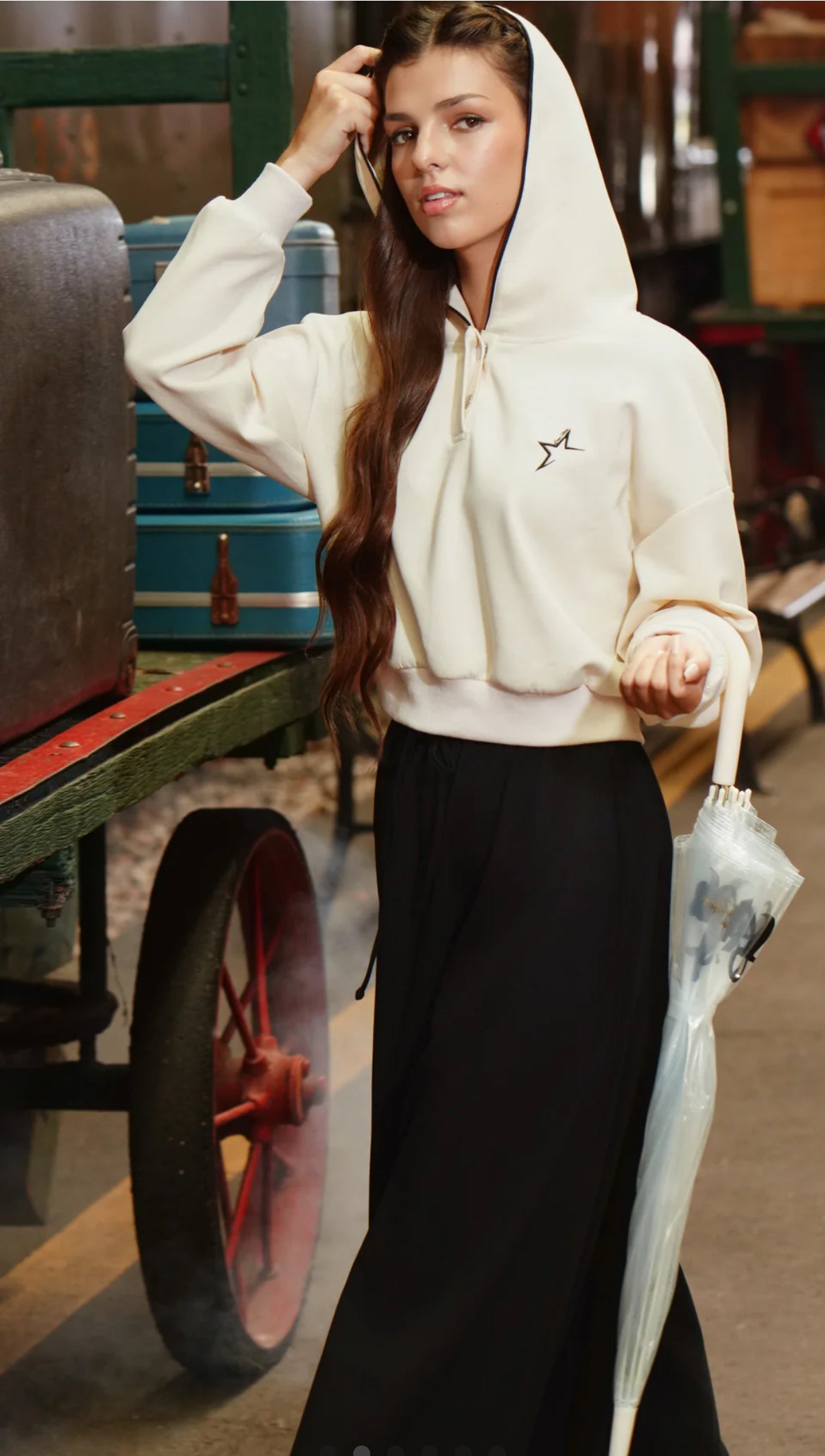 Leni black skirt FW25