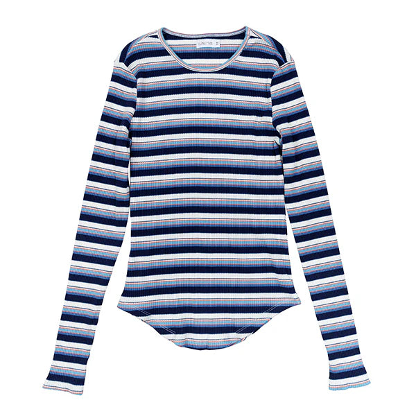 Ella midnight stripe tee SS25
