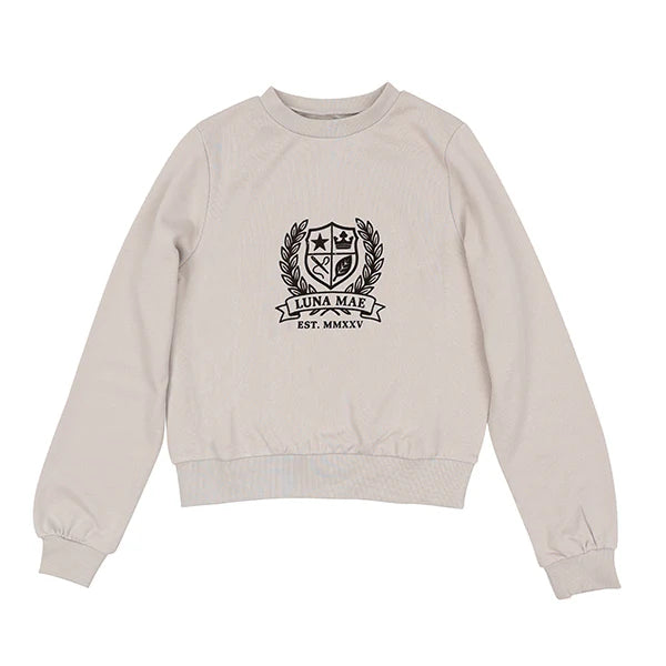 Zia stone emblem sweatshirt FW26