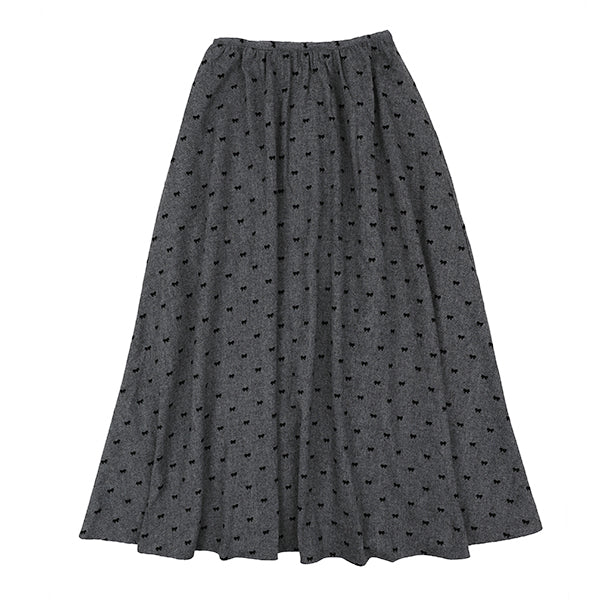 Della bows grey skirt FW26