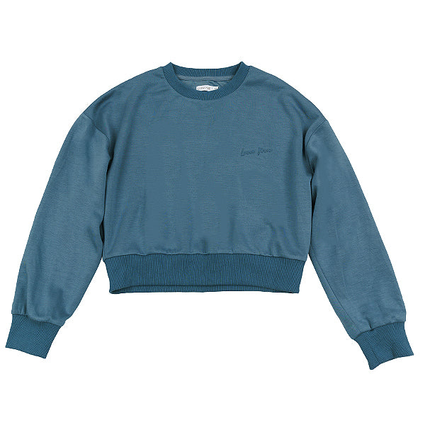 Sage dusky blue sweatshirt FW25