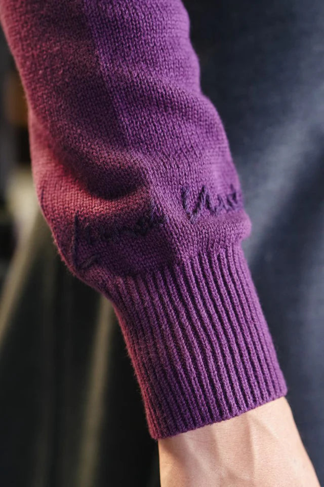 Eden heart plum sweater FW25