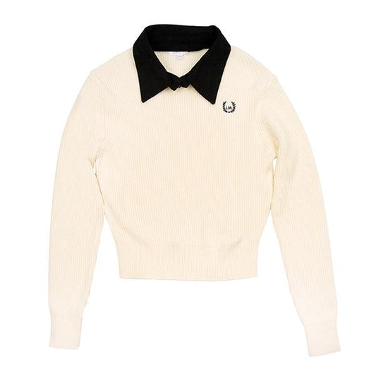 Removable collared sweater FW24