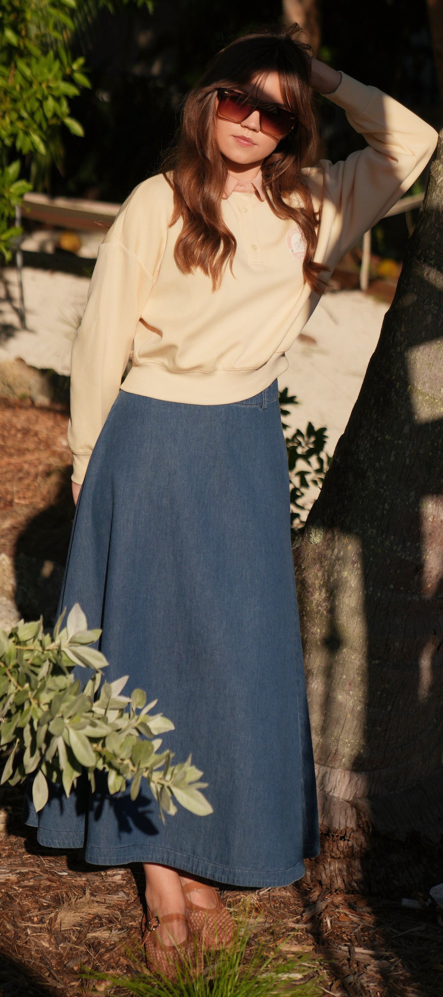 Amy denim skirt SS26