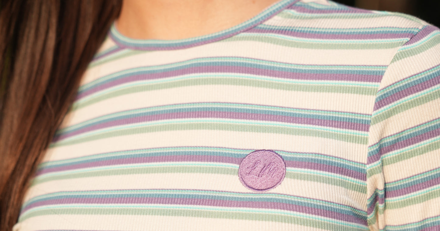 Ella multi stripe tee SS26