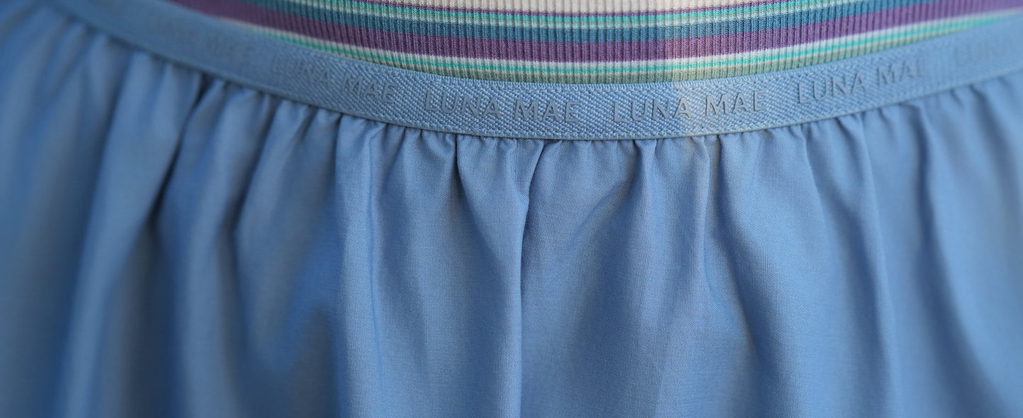 Lia pale blue skirt SS26