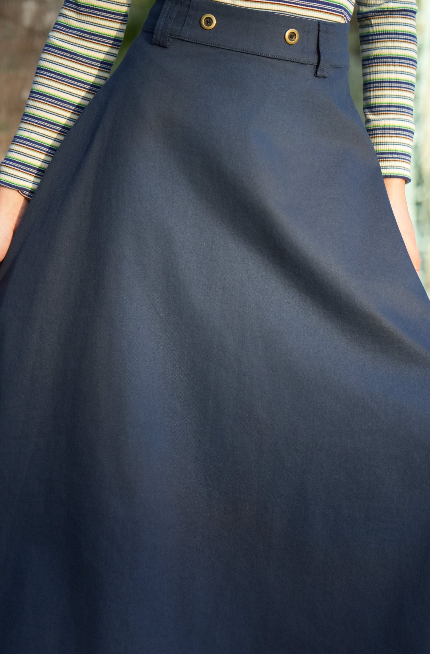 Amy navy skirt SS26
