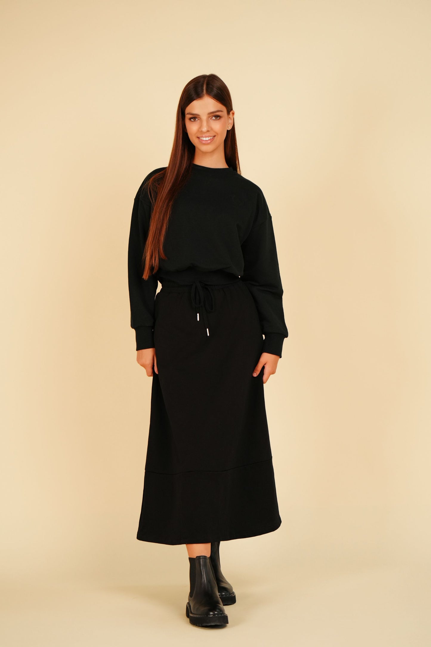 Terry waisted seam skirt FW24