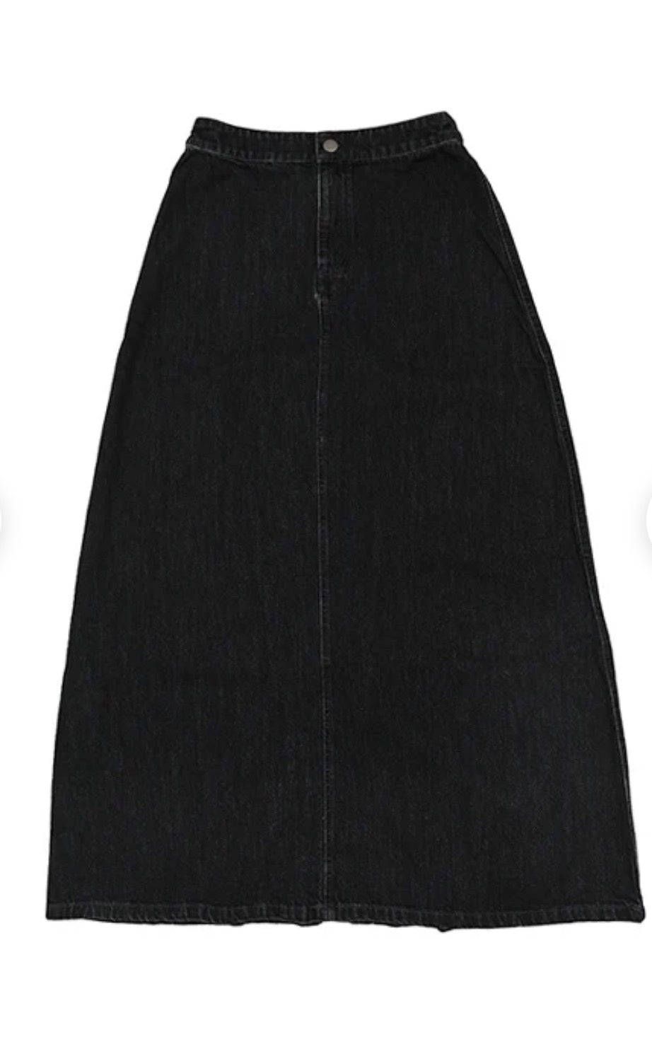 Hope black denim skirt SS26 – Luna Mae