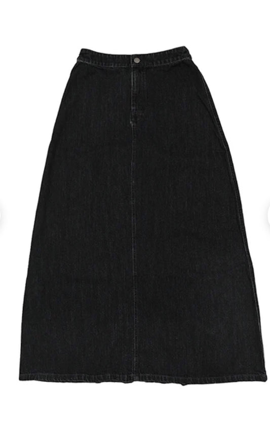 Hope black denim skirt SS26