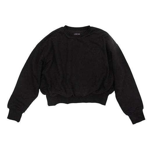 Bubble black sweatshirt FW24