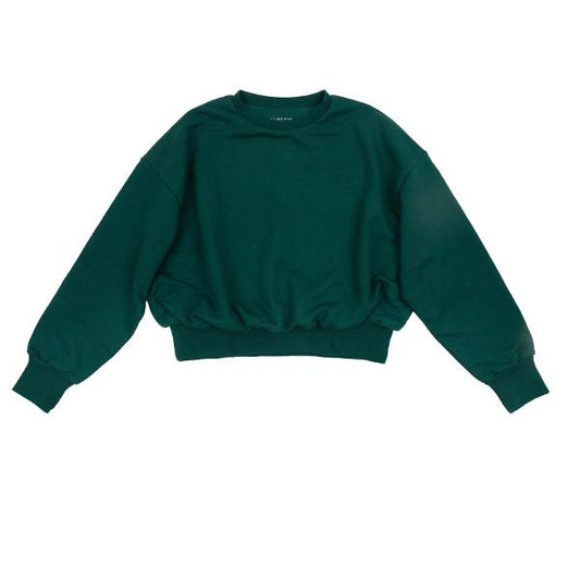 Bubble green sweatshirt FW24