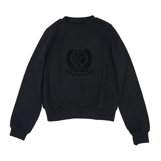 Zia midnight emblem sweatshirt FW26