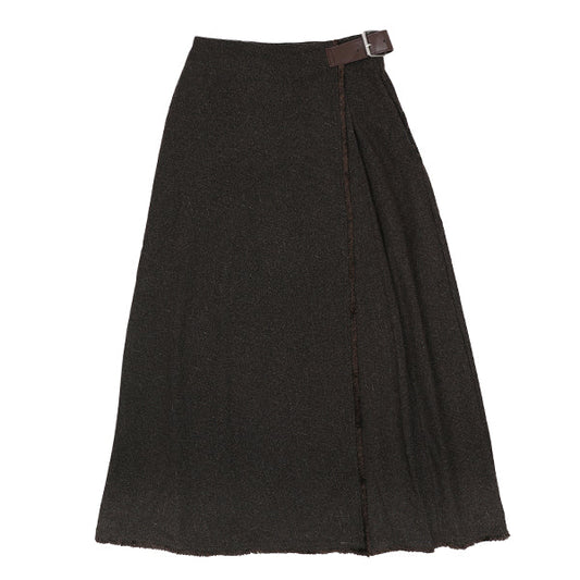 Tia Side Buckle Brown Skirt FW26