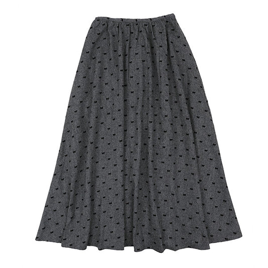 Della bows grey skirt FW26