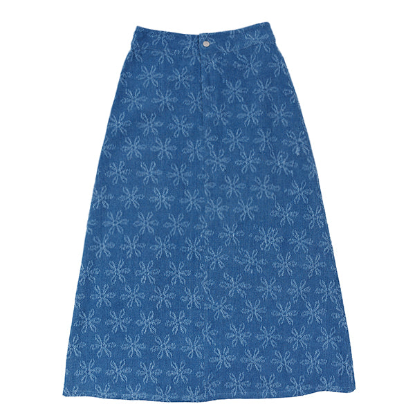 Pam denim floral skirt SS26