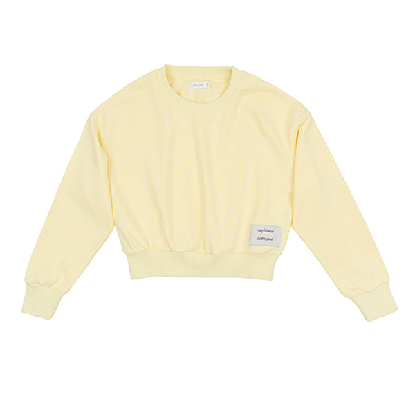 Lior patch yellow sweatshirt SS26