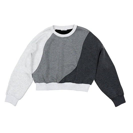 Thea mixed grey wave sweatshirt FW25