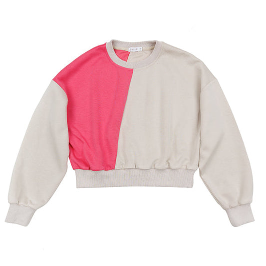 Iris bubblegum two tone sweatshirt FW25