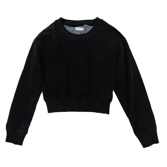 Fia distressed black sweatshirt FW25