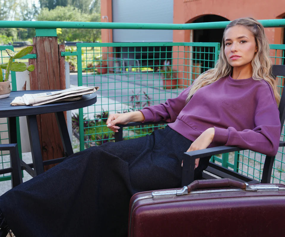 Sage plum sweatshirt FW25