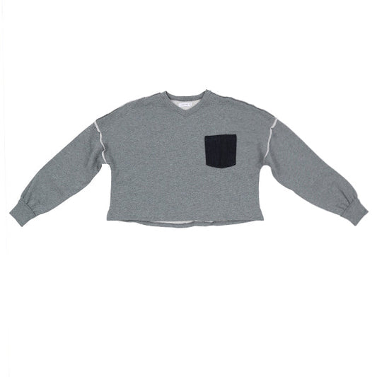 Skye pocket grey sweatshirt FW26