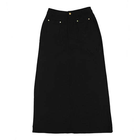 Kit Pocket Detail Black Skirt FW26