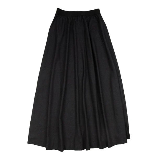 Lia charcoal long skirt FW24