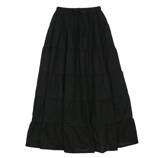 Claire Black 6 Tier Skirt