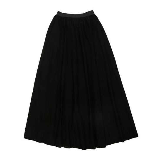 Lia jersey long black skirt FW24