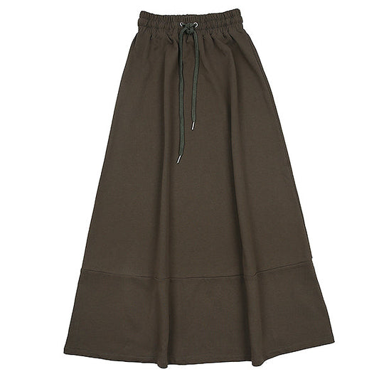 Low waisted olive skirt