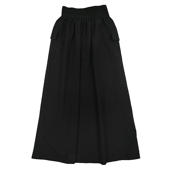 Side pockets black midi skirt – Luna Mae