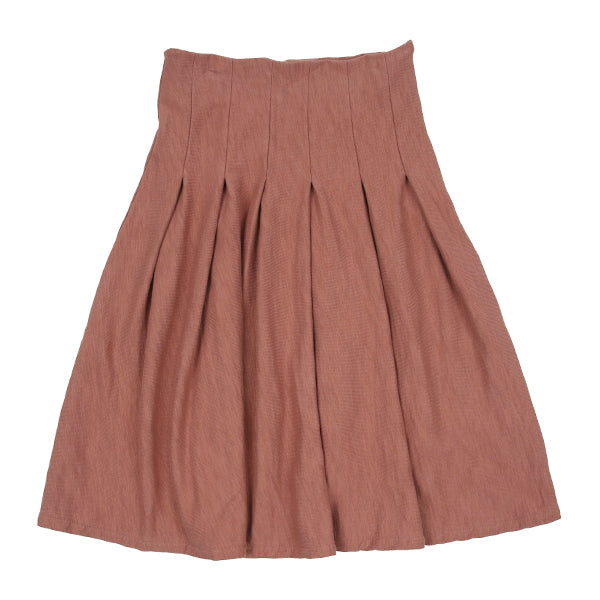 Pleat mauve skirt