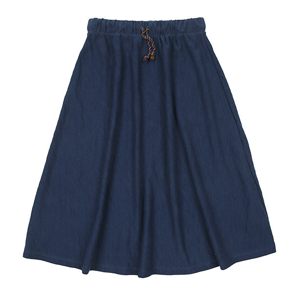 Drawstring navy 2024 blue skirt